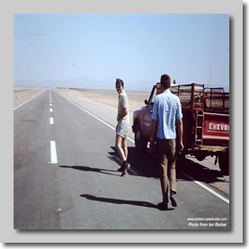 Lost ! - Dave Green & Sean Griffin somewhere between Jeddah and the Creek, - 1971 Hadj